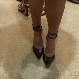 Steve Madden bronze gold heels